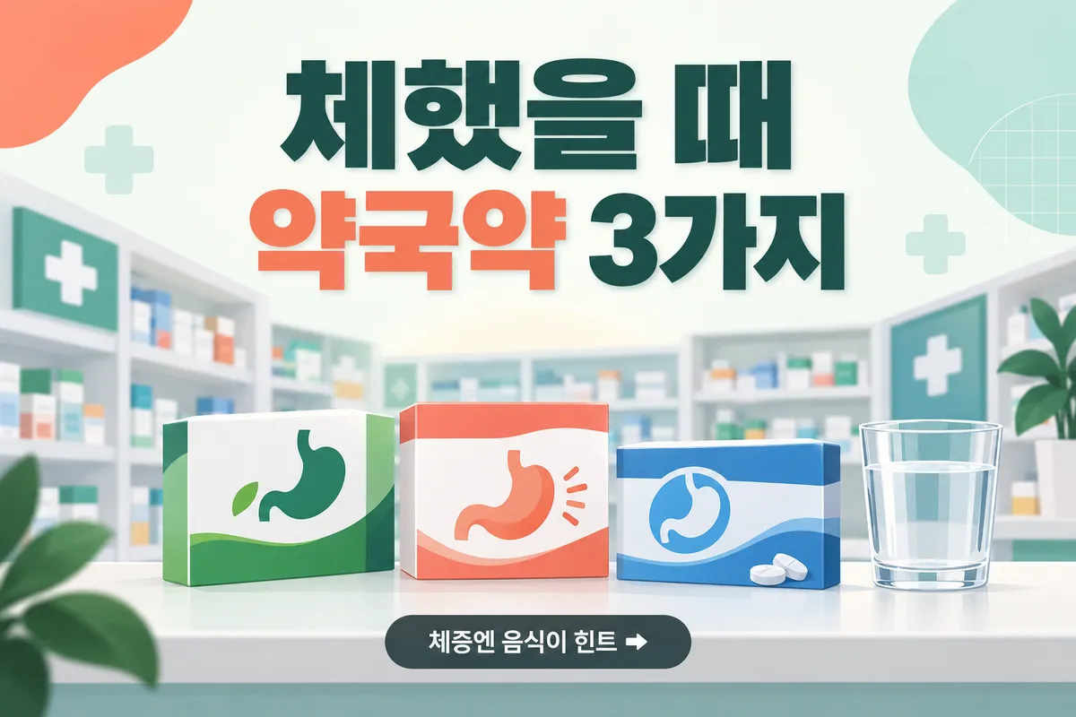 체했을 때 약국 약, 증상별 종류와 추천 3가지