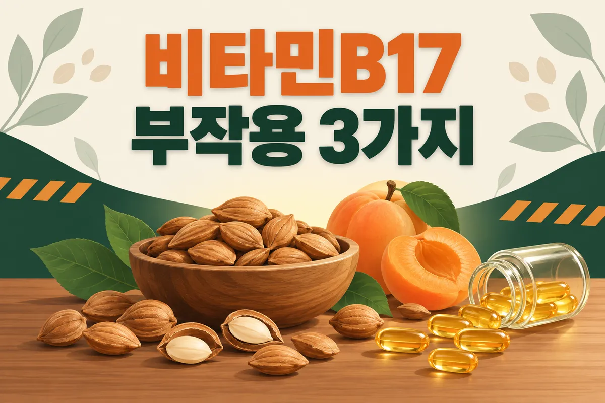 비타민B17 효능 논란과 부작용 총정리 3가지